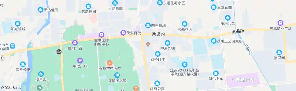 泰州迎春小区_公交站地图_泰州公交_妙搜公交查询2025