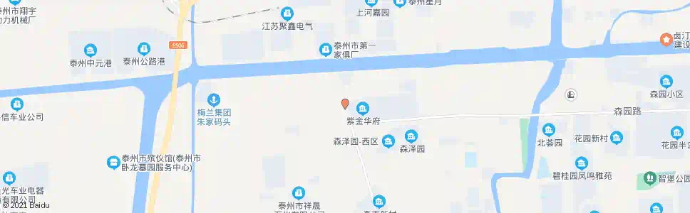 泰州森北村_公交站地图_泰州公交_妙搜公交查询2025