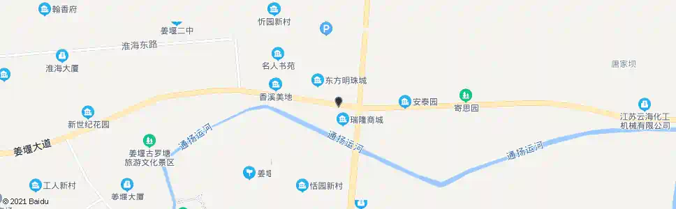 泰州曹安市场_公交站地图_泰州公交_妙搜公交查询2025