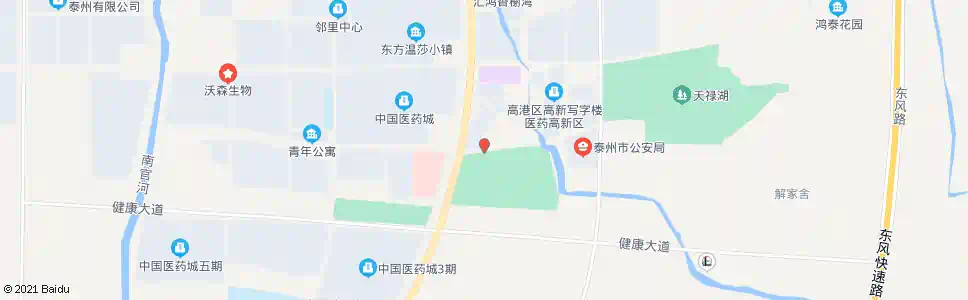 泰州会展中心_公交站地图_泰州公交_妙搜公交查询2025