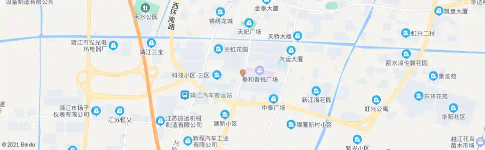 泰州泰和国际城_公交站地图_泰州公交_妙搜公交查询2025