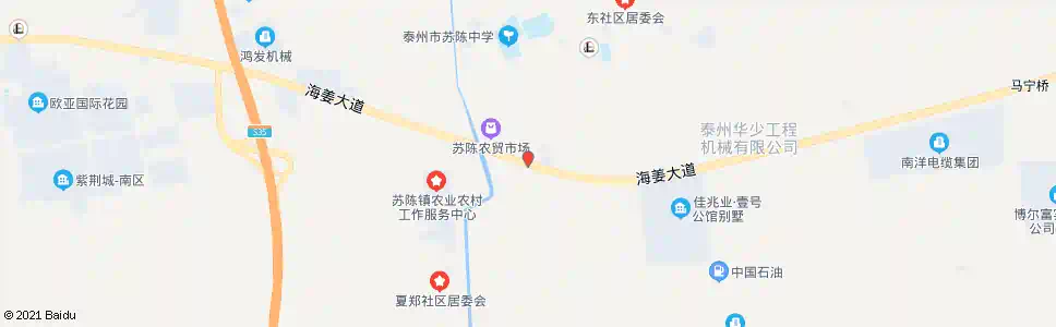 泰州开发区交警中队_公交站地图_泰州公交_妙搜公交查询2025