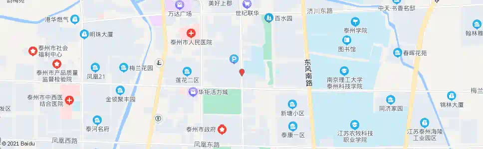 泰州广电中心西门_公交站地图_泰州公交_妙搜公交查询2025