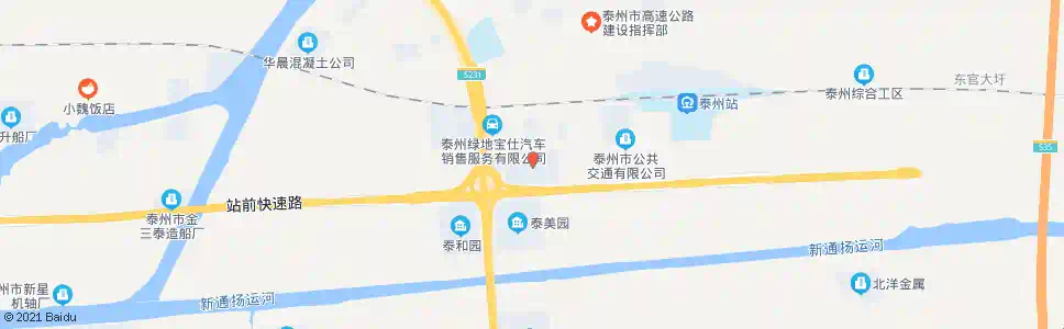 泰州农副产品批发市场_公交站地图_泰州公交_妙搜公交查询2025