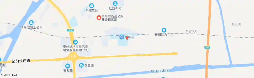 泰州米厂_公交站地图_泰州公交_妙搜公交查询2025