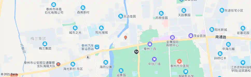 泰州药厂_公交站地图_泰州公交_妙搜公交查询2025