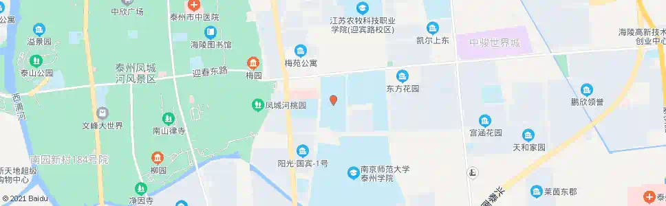 泰州市二职中_公交站地图_泰州公交_妙搜公交查询2025