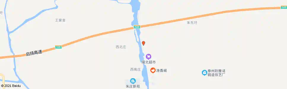 泰州朱庄北_公交站地图_泰州公交_妙搜公交查询2025
