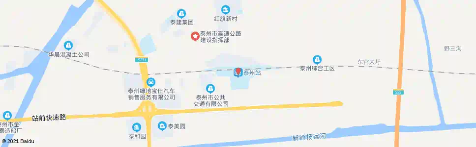 泰州沧浪花园_公交站地图_泰州公交_妙搜公交查询2025