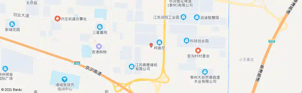 泰州官沟东_公交站地图_泰州公交_妙搜公交查询2025