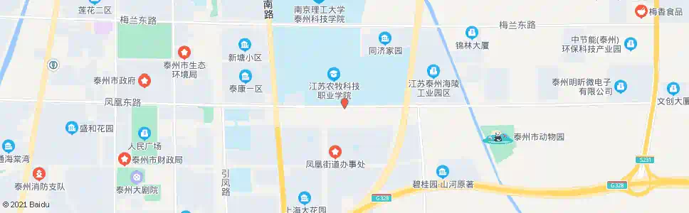 泰州牧院南门_公交站地图_泰州公交_妙搜公交查询2025