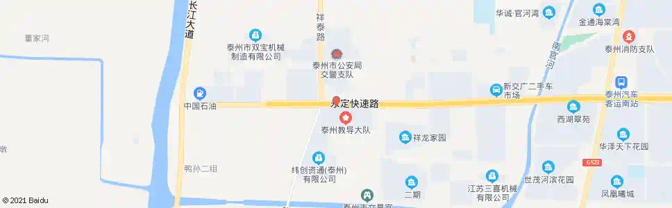 泰州省教导大队_公交站地图_泰州公交_妙搜公交查询2025