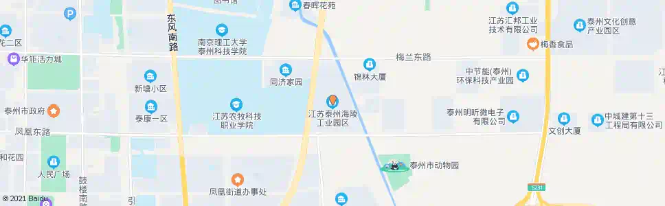 泰州工业区_公交站地图_泰州公交_妙搜公交查询2025