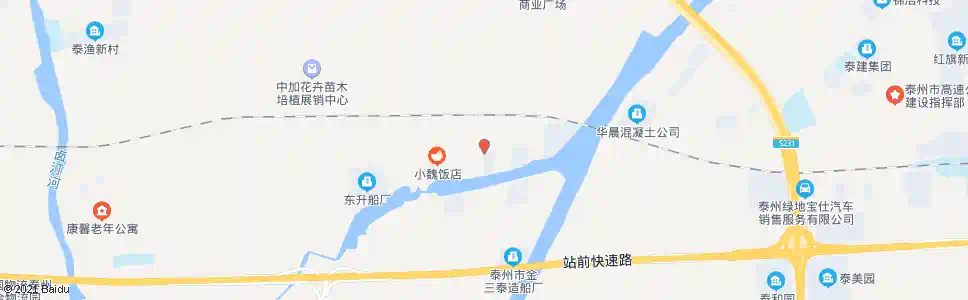 泰州苏中农贸市场_公交站地图_泰州公交_妙搜公交查询2025