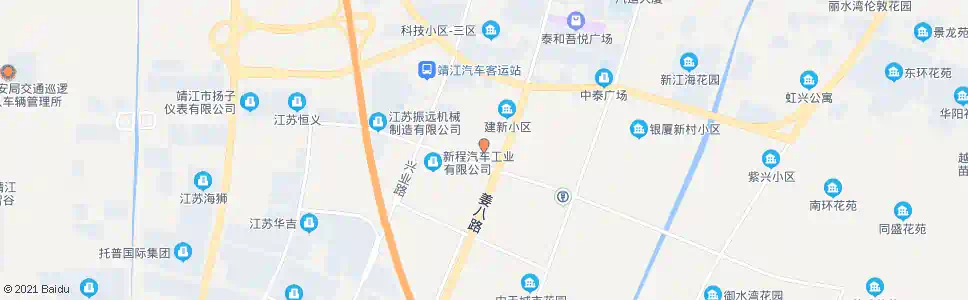 泰州扬子江大酒店东_公交站地图_泰州公交_妙搜公交查询2025