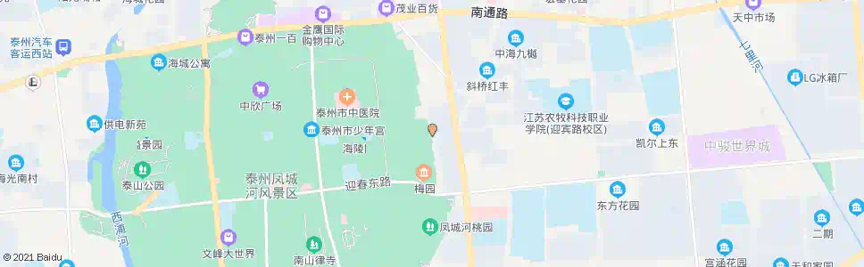泰州工农路_公交站地图_泰州公交_妙搜公交查询2025