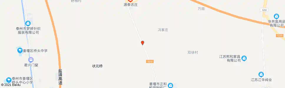泰州冯庄路_公交站地图_泰州公交_妙搜公交查询2025