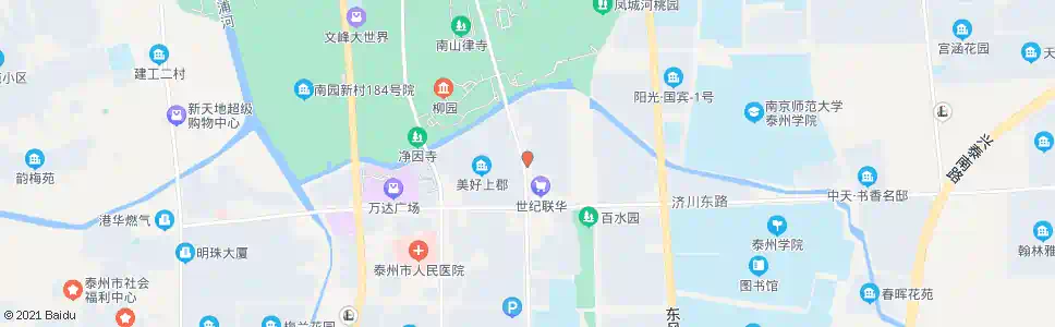 泰州莲花八区_公交站地图_泰州公交_妙搜公交查询2025