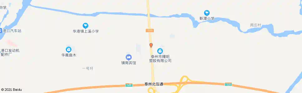 泰州淤港路口_公交站地图_泰州公交_妙搜公交查询2025
