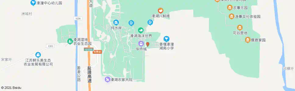 泰州溱湖风景区_公交站地图_泰州公交_妙搜公交查询2025