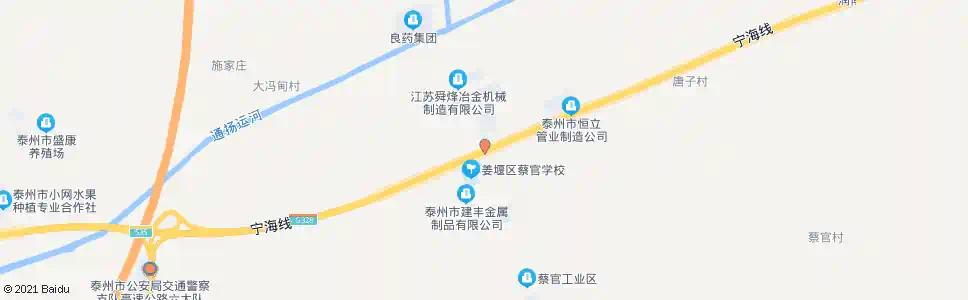 泰州葛庄_公交站地图_泰州公交_妙搜公交查询2025
