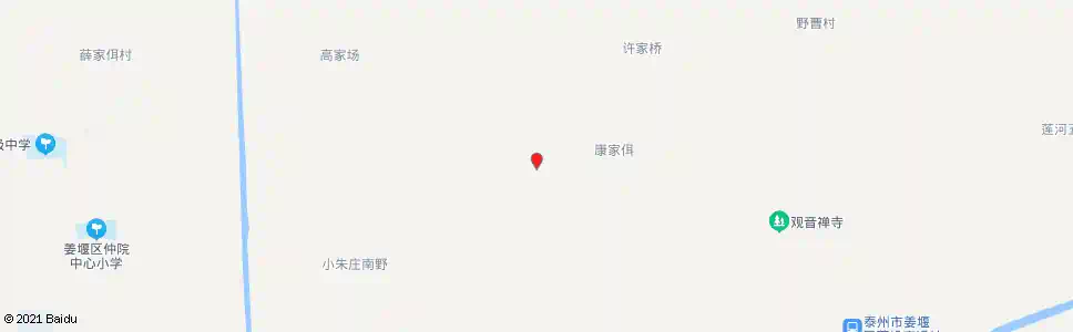 泰州许野路_公交站地图_泰州公交_妙搜公交查询2025