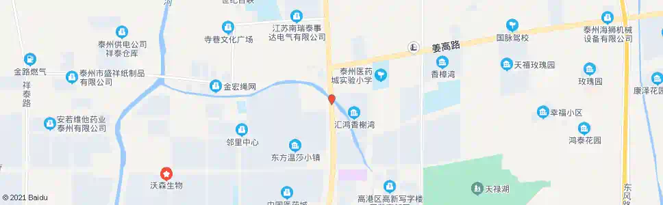 泰州海泰尔_公交站地图_泰州公交_妙搜公交查询2025