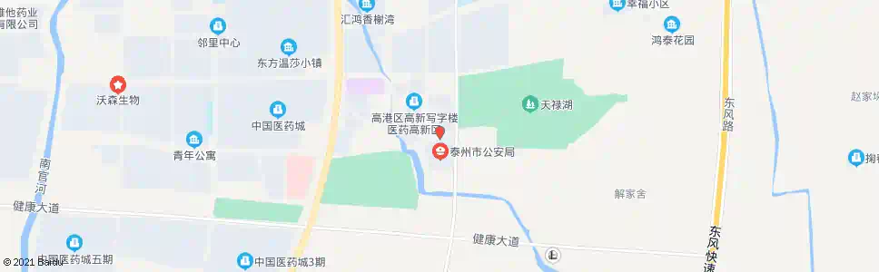 泰州三新路口_公交站地图_泰州公交_妙搜公交查询2025