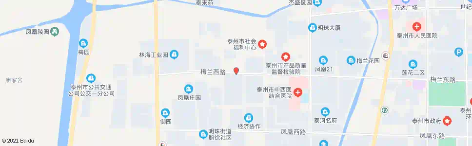 泰州泰翔路口_公交站地图_泰州公交_妙搜公交查询2025