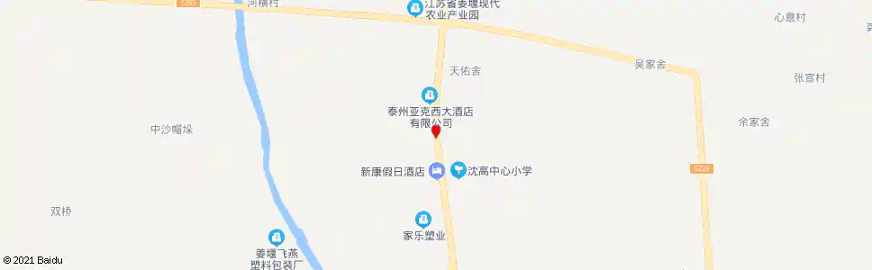 泰州丁河村_公交站地图_泰州公交_妙搜公交查询2025