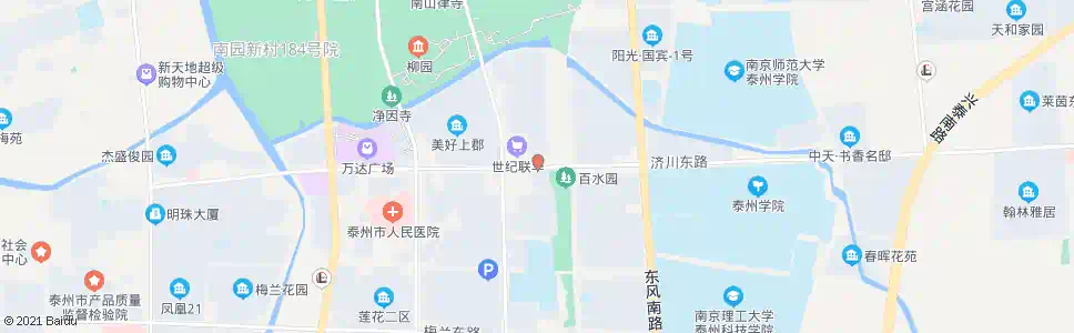 泰州世纪联华(姜堰)_公交站地图_泰州公交_妙搜公交查询2025