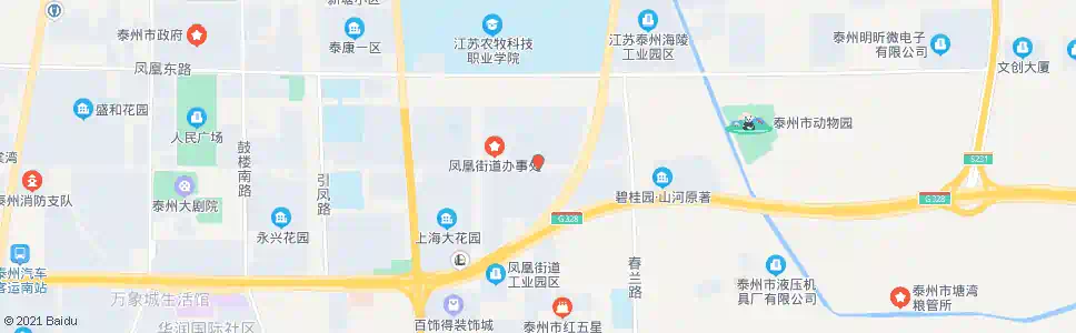 泰州盛唐花苑_公交站地图_泰州公交_妙搜公交查询2025