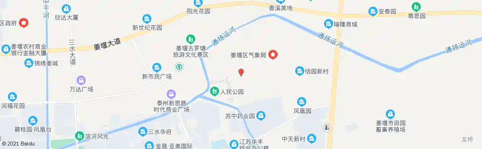 泰州古田新村_公交站地图_泰州公交_妙搜公交查询2025