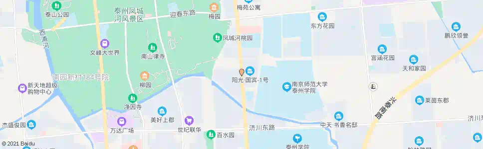 泰州南师大西门_公交站地图_泰州公交_妙搜公交查询2025