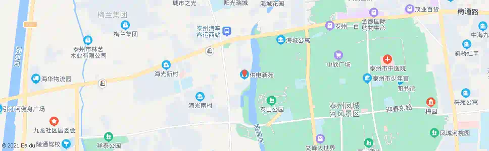 泰州供电新苑_公交站地图_泰州公交_妙搜公交查询2025