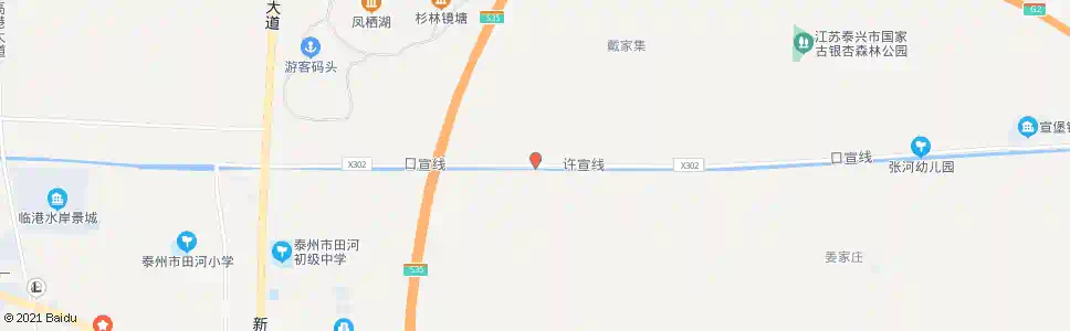 泰州戴集中沟_公交站地图_泰州公交_妙搜公交查询2025