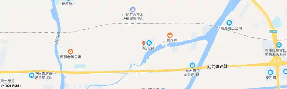 泰州唐甸村_公交站地图_泰州公交_妙搜公交查询2025