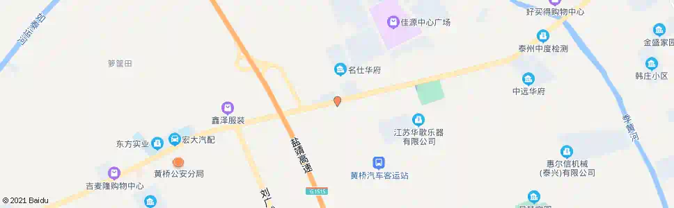泰州全友家居_公交站地图_泰州公交_妙搜公交查询2025