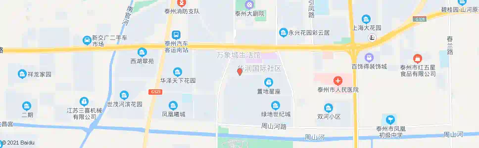 泰州华润二期_公交站地图_泰州公交_妙搜公交查询2025