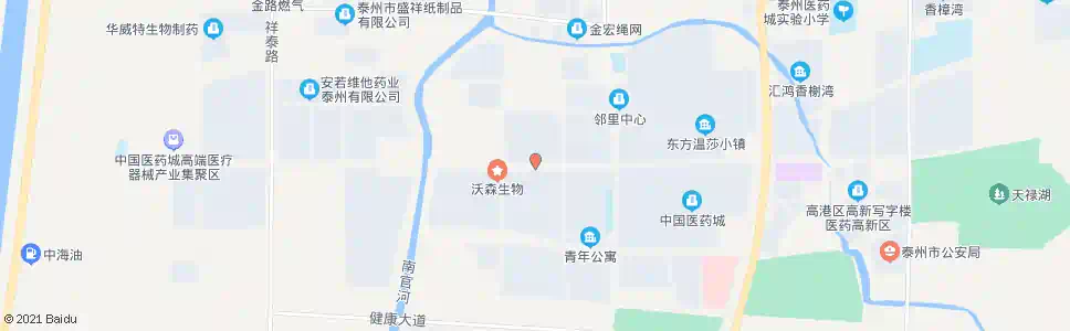 泰州阿斯利康_公交站地图_泰州公交_妙搜公交查询2025