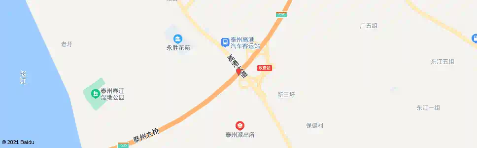 泰州大桥指挥部_公交站地图_泰州公交_妙搜公交查询2025