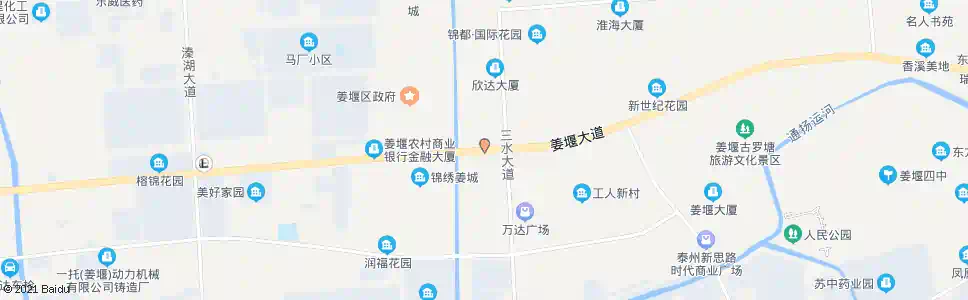 泰州帝景蓝湾_公交站地图_泰州公交_妙搜公交查询2025