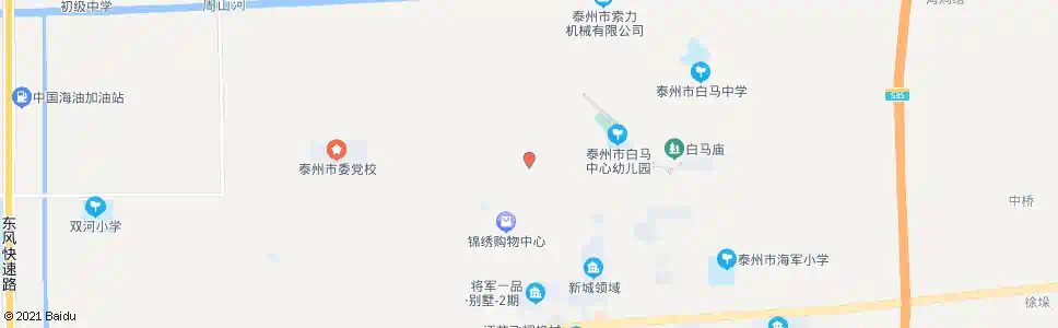 泰州将军路北_公交站地图_泰州公交_妙搜公交查询2025