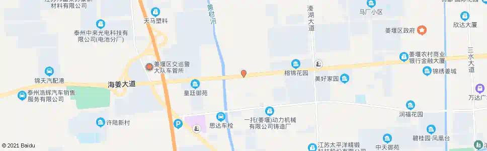 泰州化肥厂_公交站地图_泰州公交_妙搜公交查询2025