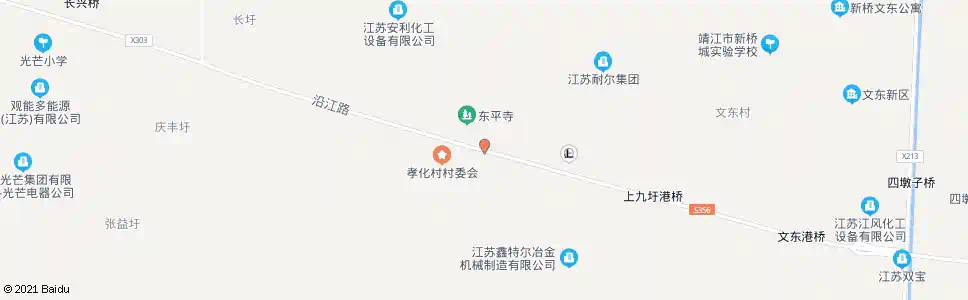 泰州孝化村_公交站地图_泰州公交_妙搜公交查询2025