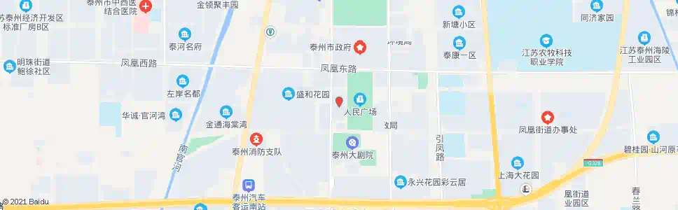 泰州行政服务中心_公交站地图_泰州公交_妙搜公交查询2025