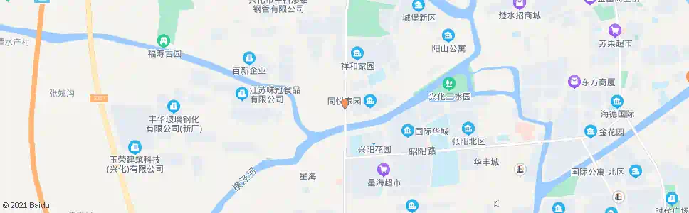 泰州二水厂_公交站地图_泰州公交_妙搜公交查询2025