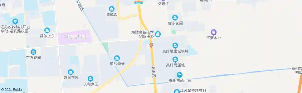 泰州迎春路_公交站地图_泰州公交_妙搜公交查询2025