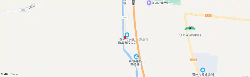 泰州渔业社_公交站地图_泰州公交_妙搜公交查询2025