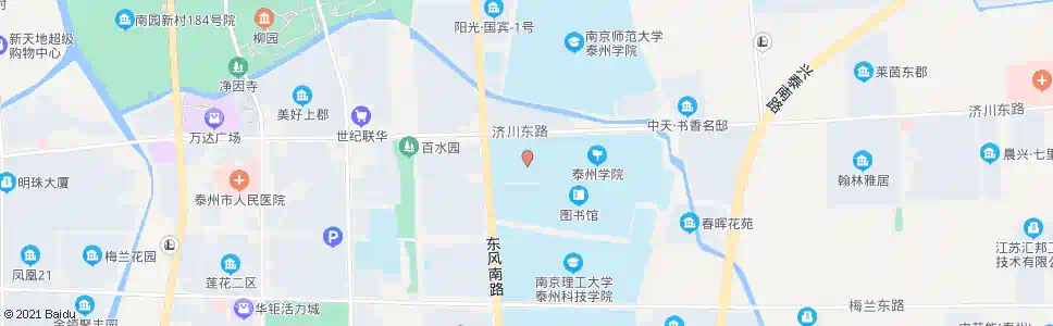 泰州体育场_公交站地图_泰州公交_妙搜公交查询2025
